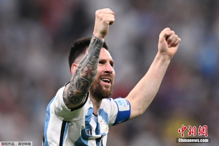 梅西率阿根廷点球大战击败法国 拿下卡塔尔世界